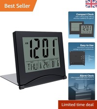 Sleek LCD Travel Alarm Clock -