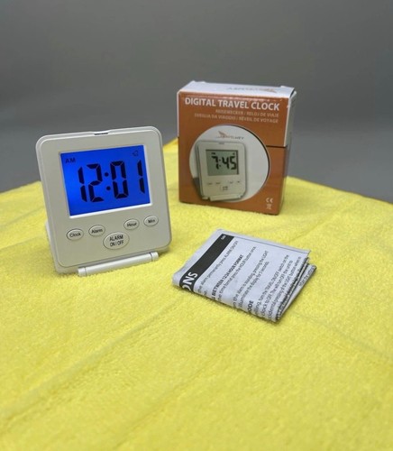 Digital travel alarm clock - travel,