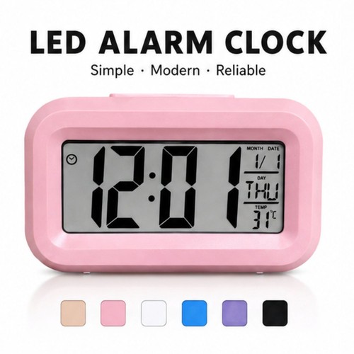 Digital led bedside - led, snooze