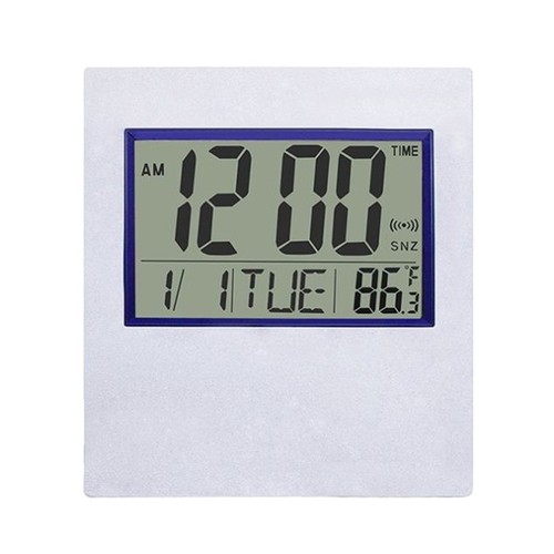 Large lcd digital silver - large,