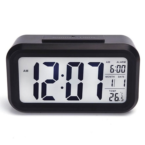 Digital alarm clock large led - digital,