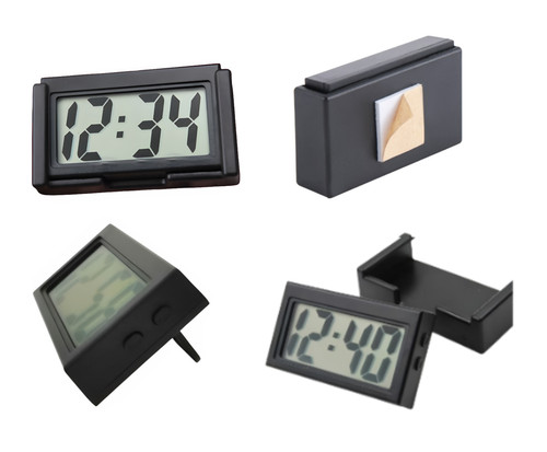 Car dashboard digital clock - dashboard,