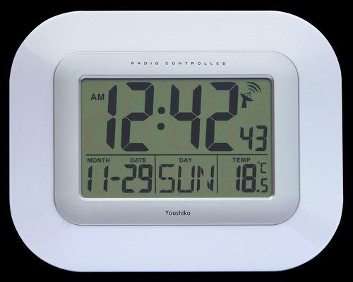 Radio controlled wall clock - radio,