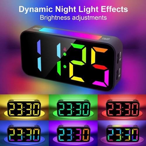 Touch digital alarm clock - alarm,
