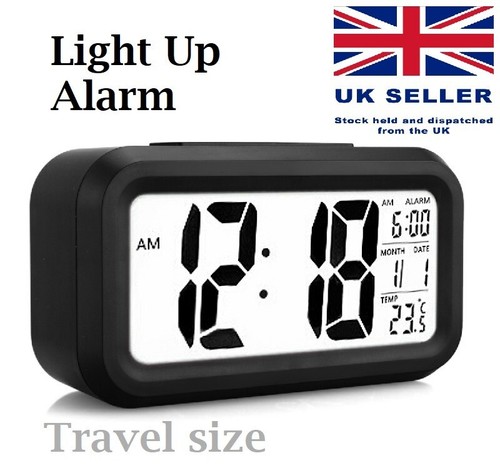 Digital alarm clock light - alarm,