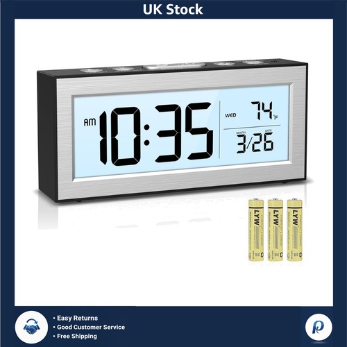 Sleek digital alarm - alarm, clock
