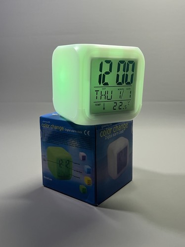 Kids cube alarm clock color - cube,