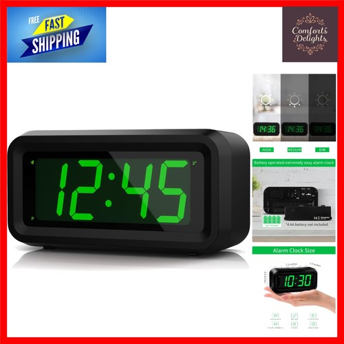 Battery operated digital alarm - battery,