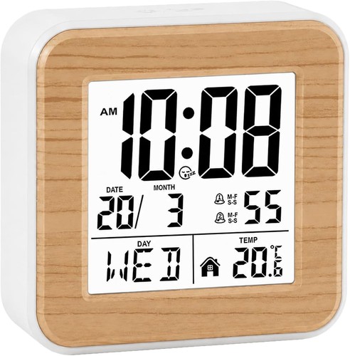Digital alarm clock bedside - digital,