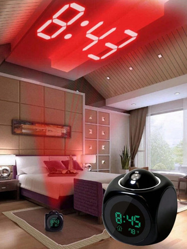 Digital projection alarm clock - projection,