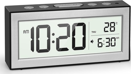 Digital alarm clock lcd - alarm,