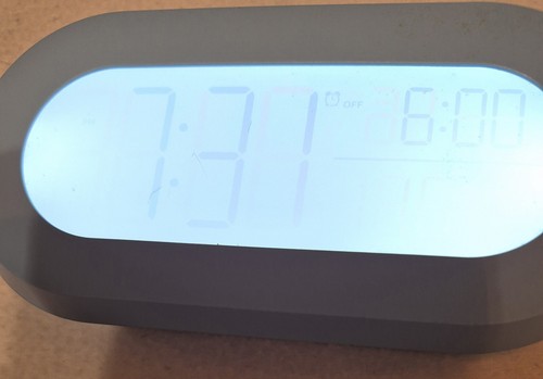 Digital wall alarm - wall, clock