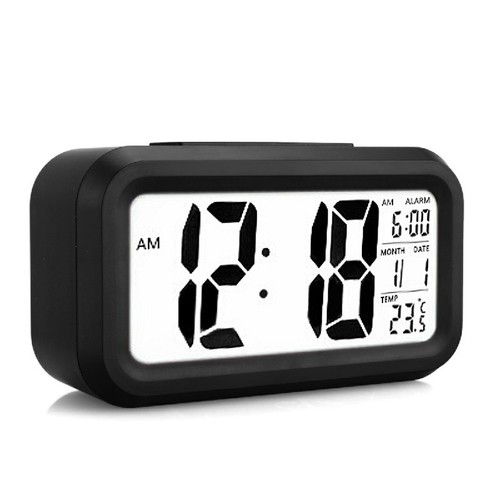 Led digital alarm clock large - digital,