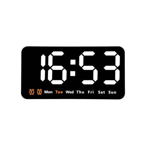 Digital wall clock with - wall,