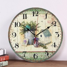 Large Vintage Clock Round