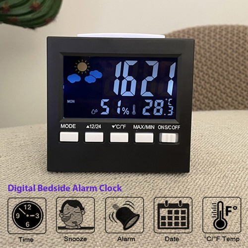 Bedside digital clock led - bedside,