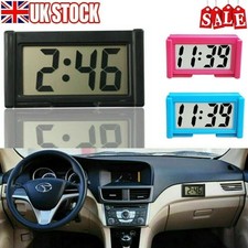 Digital LCD Desk Clock Small
